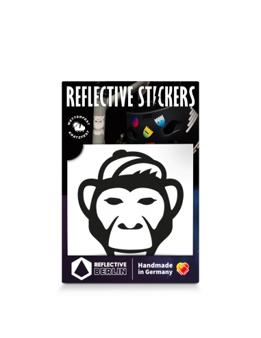 Reflektierender Sticker Affe