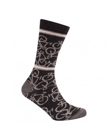 Le Patron Bicycle socks dark grey