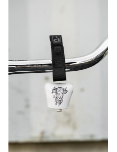 Glocke *Cow Bell* weiss mit...