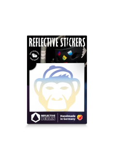 Reflektierender Sticker Affe