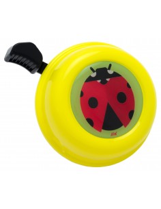 Liix sonnette coccinelle jaune