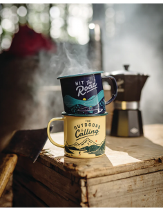 Emaille Mug BICYCLE Hit the... 2