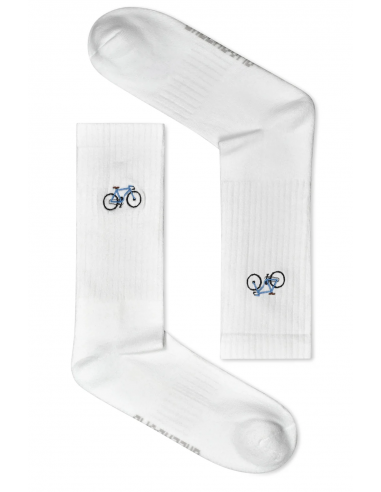 Bike Vintage Tennis Socken weiss