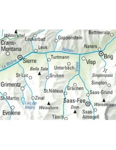 Velokarte Oberwallis 2